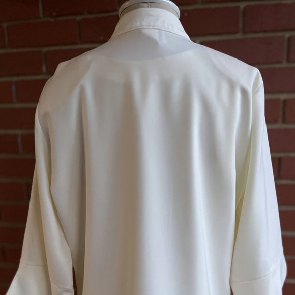 Sea Suns Collared Button Up Jacket Top Tank Set White Beaded vgt 2 pc SMALL - Picture 13 of 14